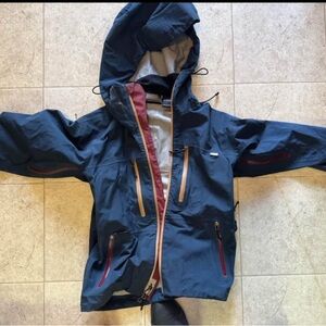 Children's Waterproof Navy Raincoat with Hood
